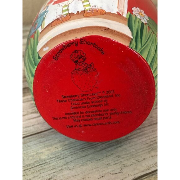 Vintage Strawberry Shortcake Wooden Nesting Dolls Set of 5 - 1980s Collectible - Picture 3 of 16